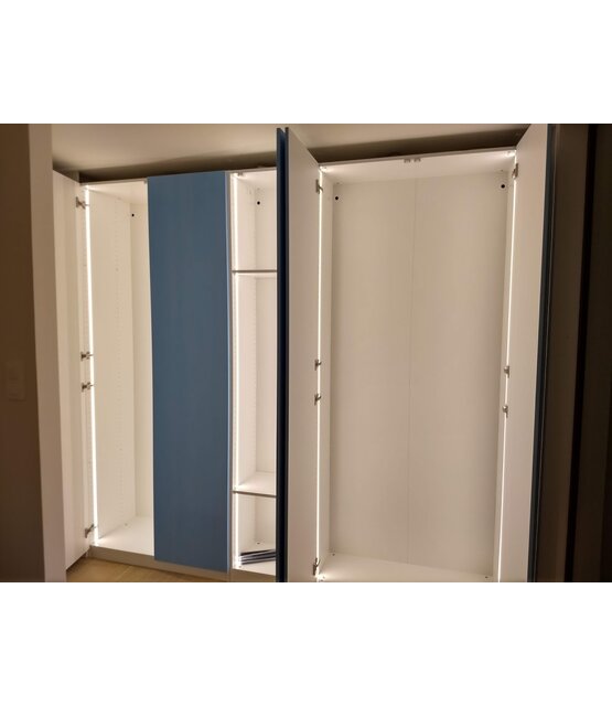 Aluminium LED inbouw profiel met klikafdekking 16,80 mm x 13,47 - 03ALU