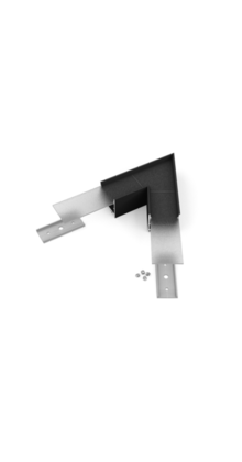 Driehoek LED profiel koppelstuk 60 graden - XL11ZWART