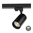 Trackrail verlichting 3 fase Luksus - Budget vriendelijke railverlichting 3- fase instelbare kleur temperatuur Trackspot Instelbaar, zwart, Railspot 20 watt