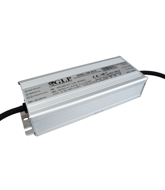 Waterdichte LED voeding 24v 100w fase afsnijding dimbaar - IP67 - GTMC-100-24-D