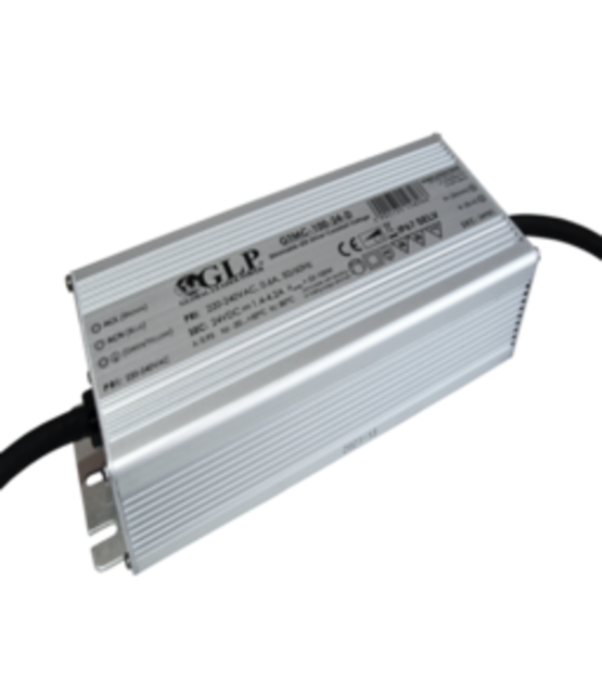 Fase afsnijding waterdichte dimbare LED voeding 100 watt 24 volt 8,3 ampere – IP67 GTMC-100-24-D