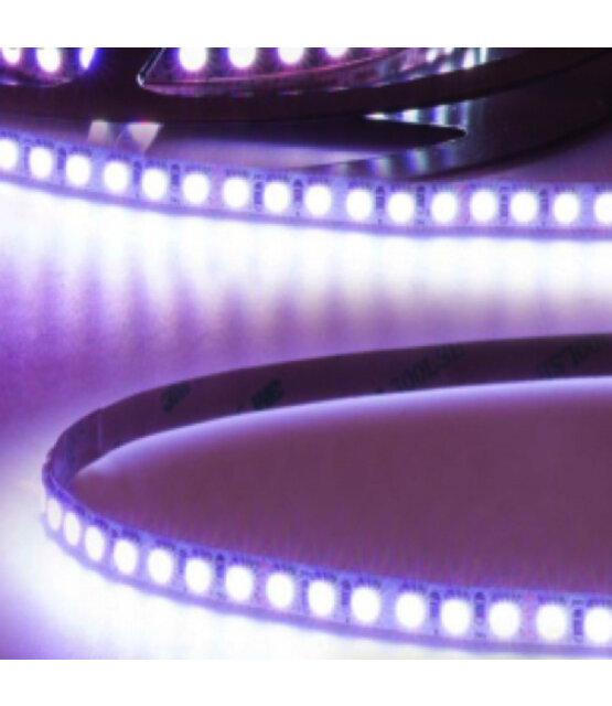PRO 5mm brede RGB LED strip 12vdc 10W 1050LM 120LED p/m IP20 - 5 meter