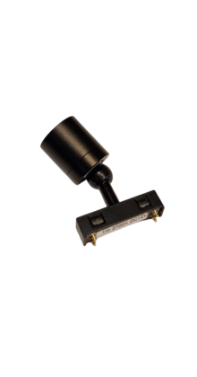 Mini LED Vitrine Spot - 1 watt - 2700 kelvin Extra Warm Wit - MAGBALL ZWART