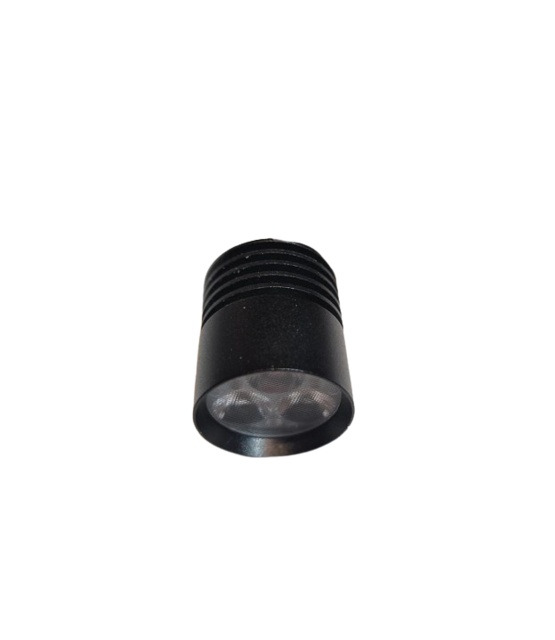 LED Vitrine Fixed 3 watt 2700 kelvin Extra Warm Wit - zwart