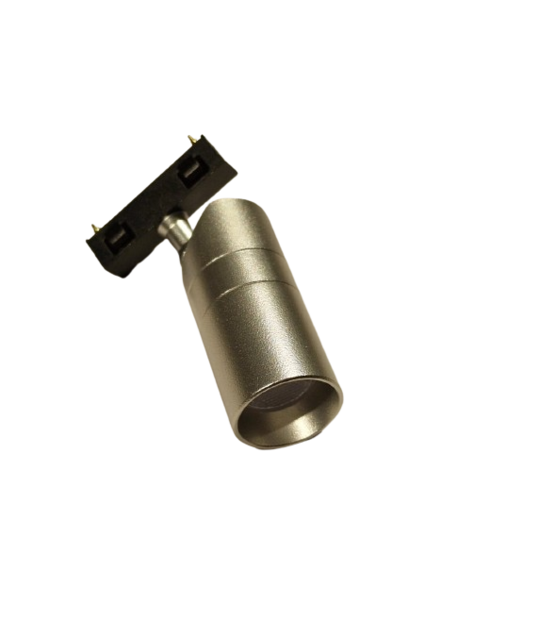 LED Vitrine Spot Show Type Track spot Tube 2 Warm Wit - zilver