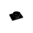 Mini LED spots railverlichting - Luksus  Set van 2 Eindkappen voor de Zwarte vierkante trackrail.