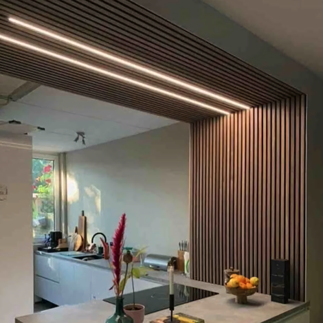 LED verlichting voor akoestische panelen