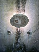 Versteend houten design lamp -  Dual White - 2700k - 6500k - #105