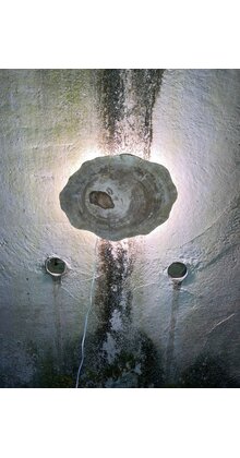 Versteend houten design lamp -  Dual White - 2700k - 6500k - #105