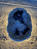 Versteend houten design lamp -  Dual White - 2700k - 6500k - #104