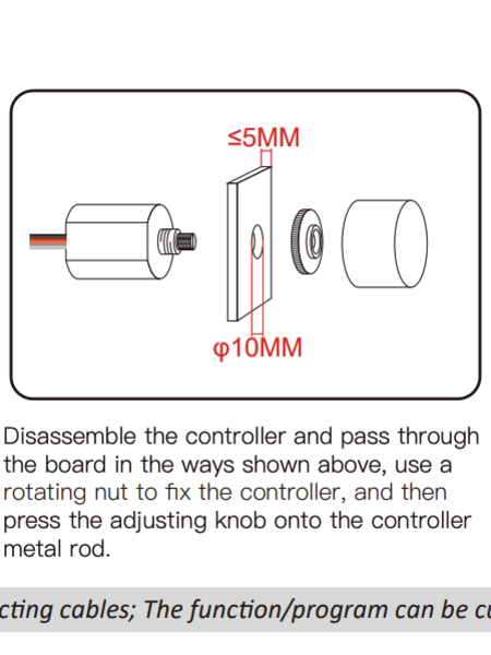 LED-dimmercontroller LED-dimmercontroller met één Kleur Monochroom Licht met Dimmer 3 Toetsen RF Grote Draadloze Afstandsbediening voor Eenkleurige Stripverlichting