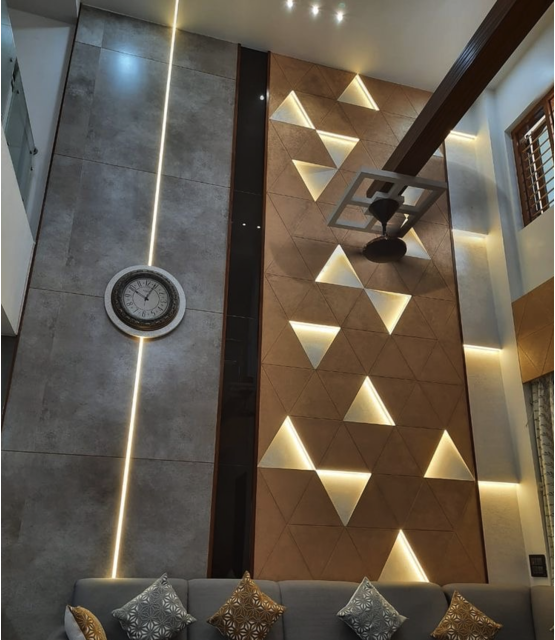 3D LED wandpaneel - Delta LED