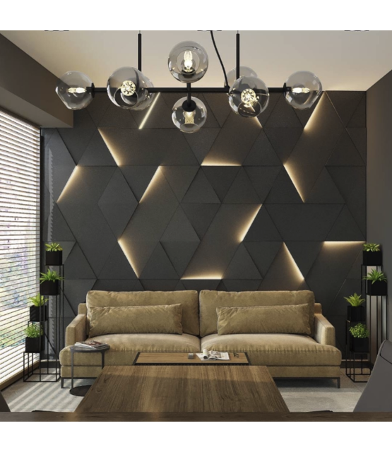 3D LED wandpaneel - Delta LED