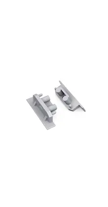 Eindkap set voor LED profiel  208ALU