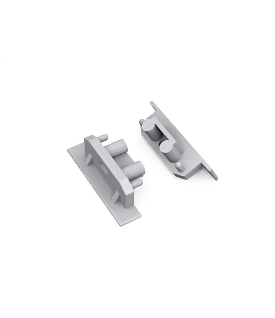 Eindkap set voor LED profiel  208ALU