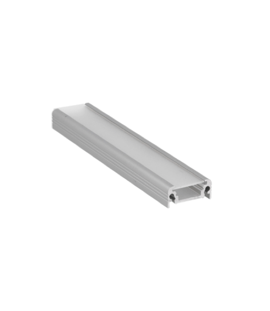 LED profiel 3 meter met afdekking 24 mm x 9 mm - 210ALU