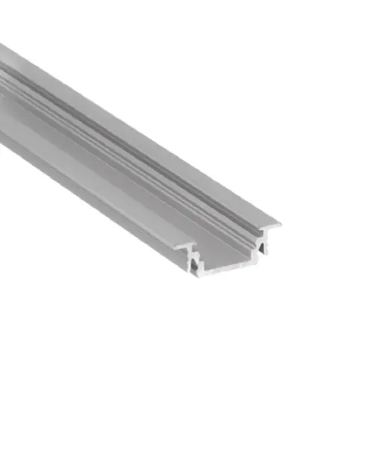 LED inbouw profiel 3 meter met afdekking 24mm x 7mm - 208ALU