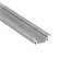 LED profielen Luksus LED inbouw profiel 4 meter met afdekking 24mm x 7mm - 208ALU