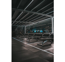 LED Strip 48 Volt 4000k Blauw 7,5W 700lm/meter 240 Led/m IP68 5M Rol