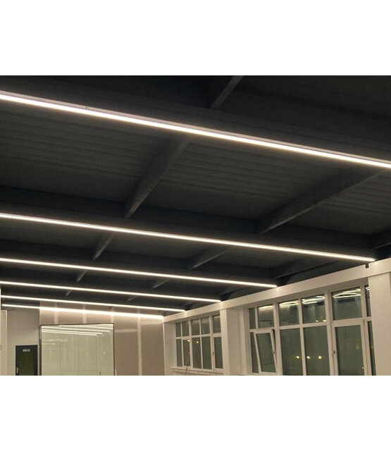 XL Zwart LED profiel met klikafdekking 26.79 mm x 26 mm XL06ZWART