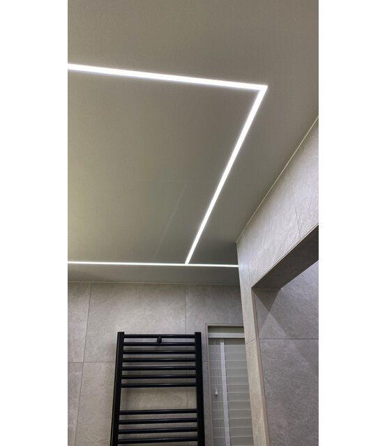 LED gipsplaat profiel met klikafdekking 77 mm x 13,5 mm GIPS200