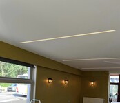 LED tegel en stuc profiel inclusief klikafdekking 58.04mm x 10,8mm - STUC400