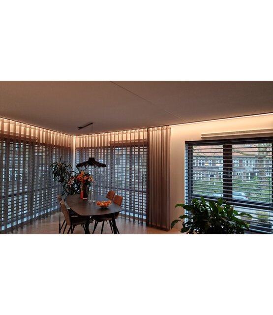 COB LED strip 24 volt extra warm wit 9W 1020LM 480LED p/m IP20 2700K - 5 meter