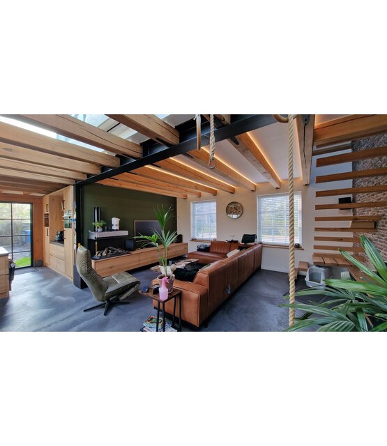 COB LED strip 12 volt 3000K warm wit 8W 1020LM 480LED p/m IP20 CRI90 - 5 meter