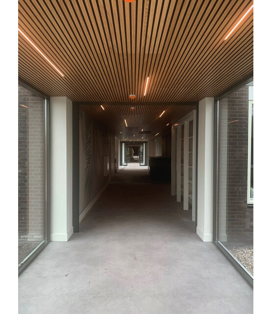 Wit LED profiel met afdekking 12 mm x 12 mm – SLIM200WIT