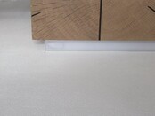 Wit LED inbouw profiel met klikafdekking 15 mm x 6mm - 308WIT