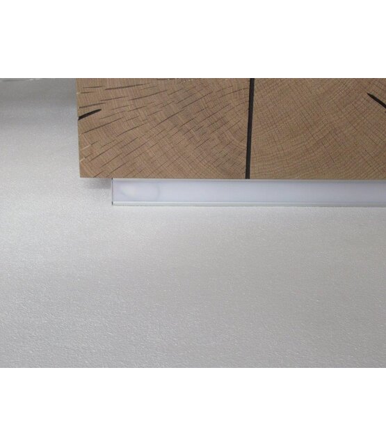 Wit LED inbouw profiel met klikafdekking 15 mm x 6mm - 308WIT