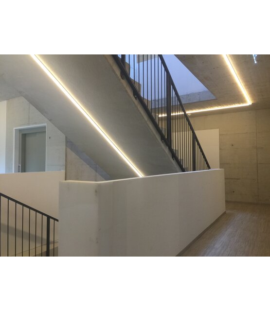 XL LED profiel met klikafdekking naar keuze 26,79mm x 11,69mm - XL04ALU