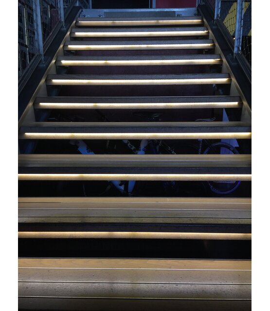 LED inbouw profiel met klikafdekking 15 mm x 6mm - 308ALU