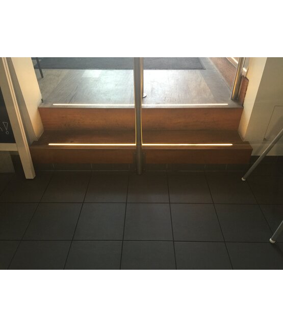 LED inbouw profiel met klikafdekking 15 mm x 6mm - 308ALU