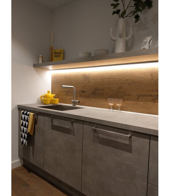 LED profiel inclusief opaal klikafdekking 20mm x 20mm - 318WIT