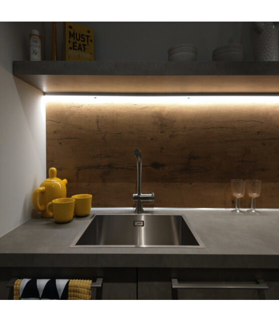 LED profiel inclusief opaal klikafdekking 20mm x 20mm - 318WIT