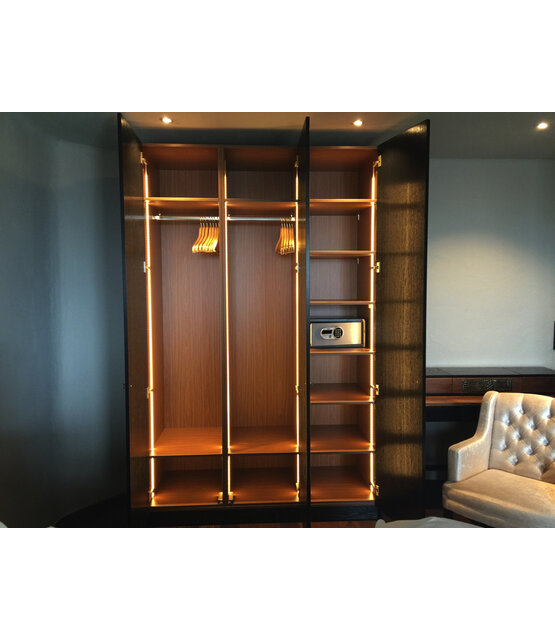 Wit LED inbouw profiel met klikafdekking 15 mm x 6mm - 308WIT