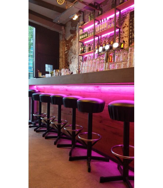 LED opbouw profiel met afdekking 20 mm x 20 mm - 318ALU