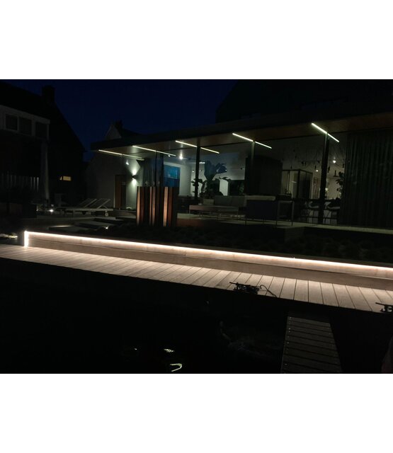 PRO LED strip warm wit 13W 1100LM 240LED p/m 48VDC IP68 3000K CRI95 - 20 meter