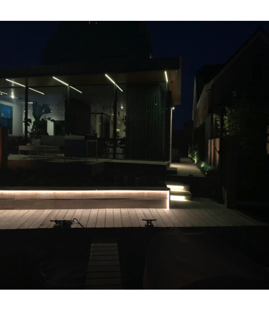 PRO LED strip warm wit 13W 1100LM 240LED p/m 48VDC IP68 3000K CRI95 - 20 meter