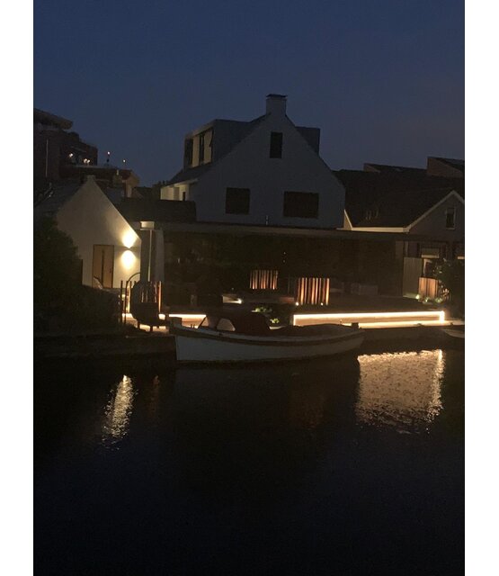 PRO LED strip warm wit 13W 1100LM 240LED p/m 48VDC IP68 3000K CRI95 - 20 meter