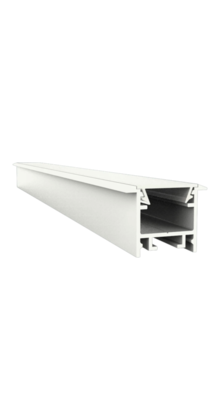 Wit LED inbouw profiel inclusief klikafdekking 15mm x 15.69mm - 303WIT