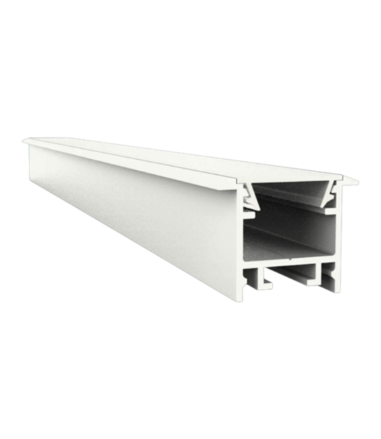 Wit LED inbouw profiel inclusief klikafdekking 15mm x 15.69mm - 303WIT