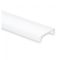 10 meter Losse LED profiel afdekking - Opaal - 318, 323, stuc300, stuc400, gips300, gips400