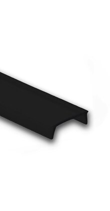 80 meter Losse LED profiel afdekking - Zwart - 304, 318, 323, stuc300, stuc400, gips300, gips400