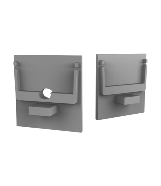 Eindkap  zonder kabeldoorvoer - XL306ALU