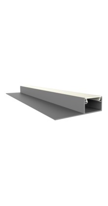 LED gipsplaat profiel inclusief opaal klikafdekking 50,14mm x 14,09mm - GIPS300