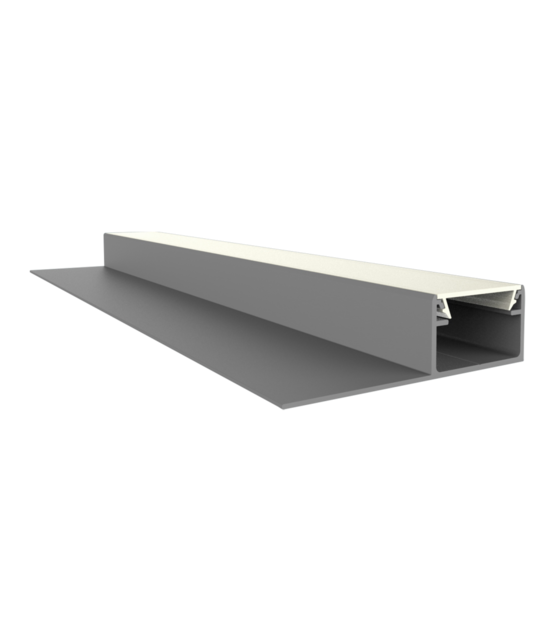 LED gipsplaat profiel inclusief opaal klikafdekking 50,14mm x 14,09mm - GIPS300