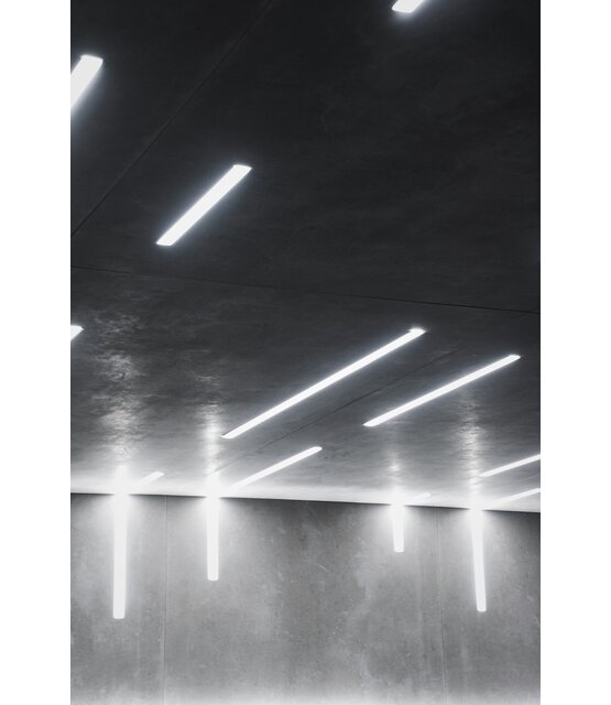 LED gipsplaat profiel met opaal klikafdekking 78 mm x 14,09 mm GIPS400