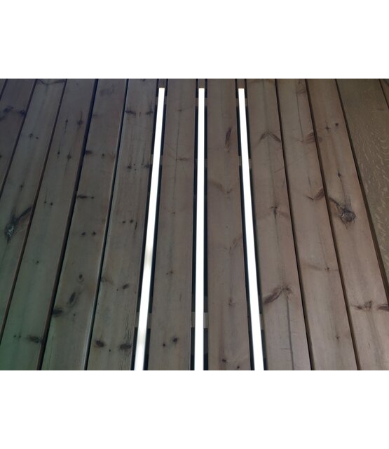 LED profiel met afdekking 2 meter - 16mm x 16mm - 402ALU